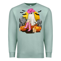 Seafoam Halloween Cowgirl Costumes Premium Sweatshirt - texasbilliewilder