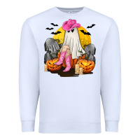 White Halloween Cowgirl Costumes Premium Sweatshirt - texasbilliewilder