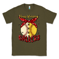 Army Green busy raising ballers malia Classic Tee - MaliasSmallBusiness