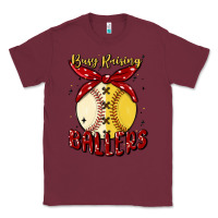 Burgundy busy raising ballers malia Classic Tee - MaliasSmallBusiness
