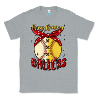 Heather Grey busy raising ballers malia Classic Tee - MaliasSmallBusiness