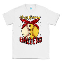 White busy raising ballers malia Classic Tee - MaliasSmallBusiness