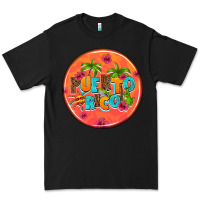 Black puerto rico coasters Premium Tee - AdoDesignShop