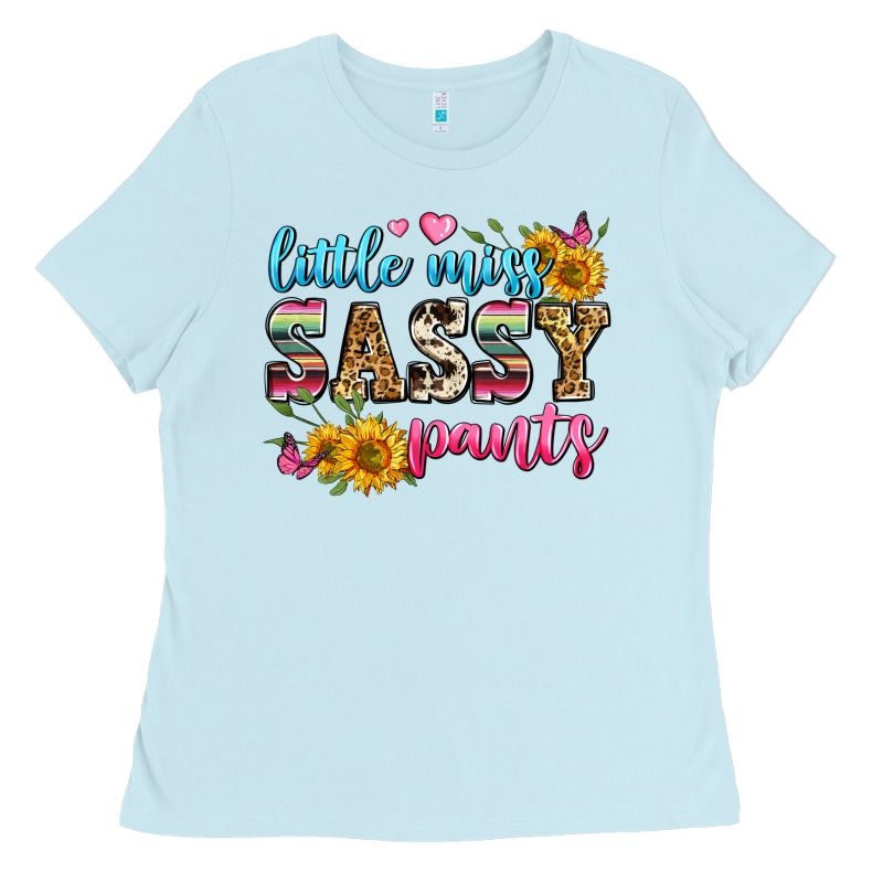 Western Little Miss Sassy Pants Ladies Tee by Zillion Design Studio | Teevron