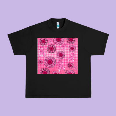 Breast Cancer Urban Heavy Tee Designed By Jasminsmagicworld