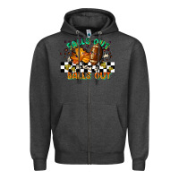 Charcoal Heather falls out balls out Zipper Hoodie - LillyAllenDesigns
