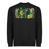 Black st.patricks stanley Heavyweight Sweatshirt - MaliasSmallBusiness