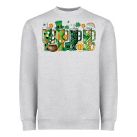 Heather Grey st.patricks stanley Heavyweight Sweatshirt - MaliasSmallBusiness