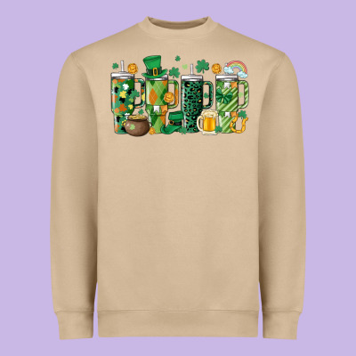 St.patricks Stanley Heavyweight Sweatshirt Designed By Maliassmallbusiness