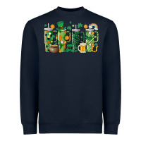 Navy st.patricks stanley Heavyweight Sweatshirt - MaliasSmallBusiness