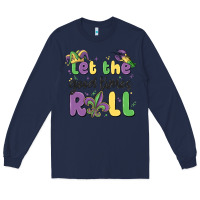 Navy let the good times roll Long Sleeve Tee - MaliasSmallBusiness