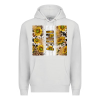 Dove Grey western mother's day mini with cowhide and sunflowers tumbler tbs Premium Hoodie - TumblerDesignByShophia