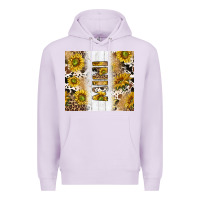 Lilac western mother's day mini with cowhide and sunflowers tumbler tbs Premium Hoodie - TumblerDesignByShophia