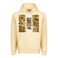 Pina Colada western mother's day mini with cowhide and sunflowers tumbler tbs Premium Hoodie - TumblerDesignByShophia