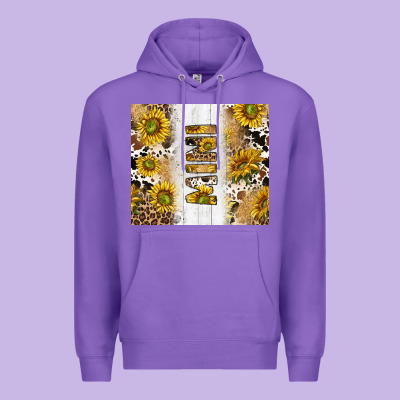 Western Mother's Day Mini With Cowhide And Sunflowers Tumbler Tbs Premium Hoodie Designed By Tumblerdesignbyshophia