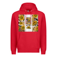 Red western mother's day mini with cowhide and sunflowers tumbler tbs Premium Hoodie - TumblerDesignByShophia
