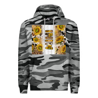 Slate Camo western mother's day mini with cowhide and sunflowers tumbler tbs Premium Hoodie - TumblerDesignByShophia