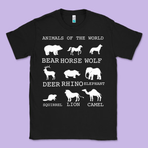 Animals Of The World Classic Tee Designed By Bettercallsaul