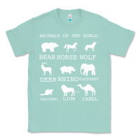 Seafoam Animals Of The World Classic Tee - Bettercallsaul