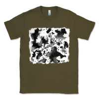 Army Green cowhide Classic Tee - RanaPortraitStore
