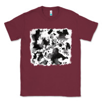 Burgundy cowhide Classic Tee - RanaPortraitStore