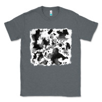Charcoal Heather cowhide Classic Tee - RanaPortraitStore