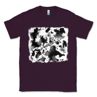 Plum cowhide Classic Tee - RanaPortraitStore