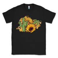 Black cactus leopard sunflower glitter  patch Classic Tee - AdoDesignShop
