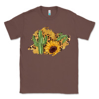 Chestnut cactus leopard sunflower glitter  patch Classic Tee - AdoDesignShop