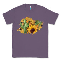 Lavender cactus leopard sunflower glitter  patch Classic Tee - AdoDesignShop