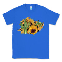 True Royal cactus leopard sunflower glitter  patch Classic Tee - AdoDesignShop