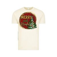 Vintage Arctic merry and bright christmas tree Vintage Tee - AdoDesignShop