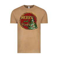Vintage Camel merry and bright christmas tree Vintage Tee - AdoDesignShop