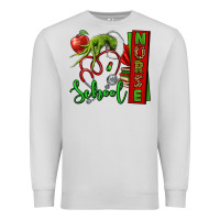 Dove Grey Christmas Character Nurse Premium Sweatshirt - NancyCooperArtShop