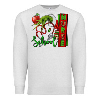Oatmeal Heather Christmas Character Nurse Premium Sweatshirt - NancyCooperArtShop