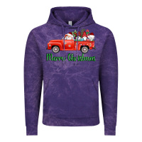 Cloud Purple merry christmas truck gnomes Vintage Hoodie - AdoDesignShop