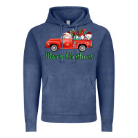 Vintage Denim merry christmas truck gnomes Vintage Hoodie - AdoDesignShop