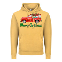Vintage Mustard merry christmas truck gnomes Vintage Hoodie - AdoDesignShop