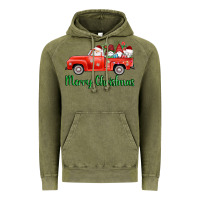 Vintage Olive merry christmas truck gnomes Vintage Hoodie - AdoDesignShop