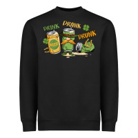 Black deink drank drunk st. patrick's day Heavyweight Sweatshirt - MaliasSmallBusiness