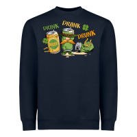 Navy deink drank drunk st. patrick's day Heavyweight Sweatshirt - MaliasSmallBusiness
