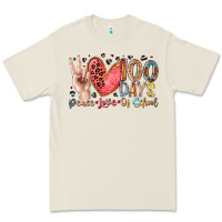 Peace Love 100 Days Of School Premium Tee | Teevron