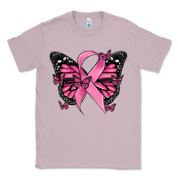 Lilac breast cancer ribbon  butterfly Classic Tee - MaliasSmallBusiness