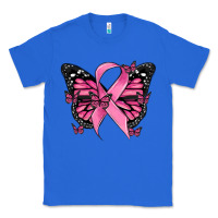 True Royal breast cancer ribbon  butterfly Classic Tee - MaliasSmallBusiness