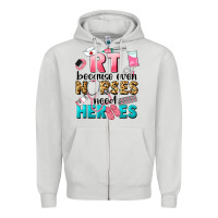 Dove Grey rt because nurses need heroes Zipper Hoodie - LillyAllenDesigns