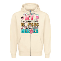 Sandshell rt because nurses need heroes Zipper Hoodie - LillyAllenDesigns