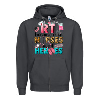 Smoke rt because nurses need heroes Zipper Hoodie - LillyAllenDesigns