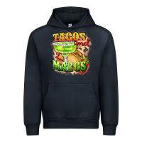 Navy Tacos and margs Urban Hoodie - FaDigitalArtStudio