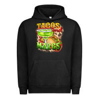 Pigment Black Tacos and margs Urban Hoodie - FaDigitalArtStudio