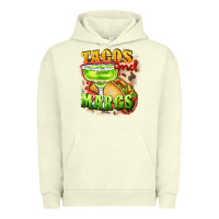 Pigment Pistachio Tacos and margs Urban Hoodie - FaDigitalArtStudio